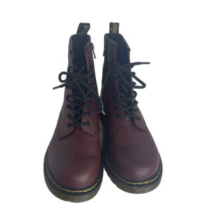 Dr. Martens Air Wair Cherry Red Smooth Leather Womens Size 6